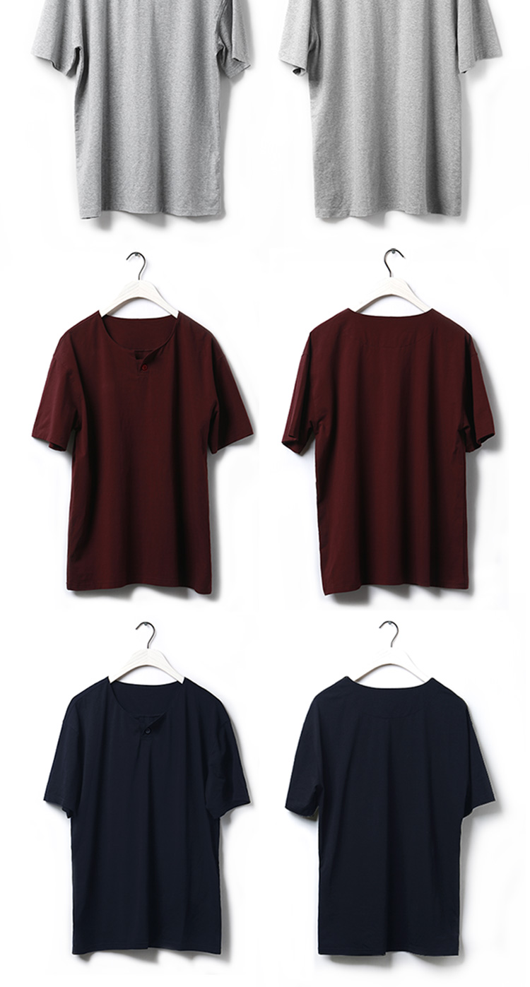 Kích thước lớn nam mùa hè ngắn tay T-Shirt nam cộng với phân bón để tăng màu rắn t-shirt tide thương hiệu chất béo t-shirt T-Shirt nam