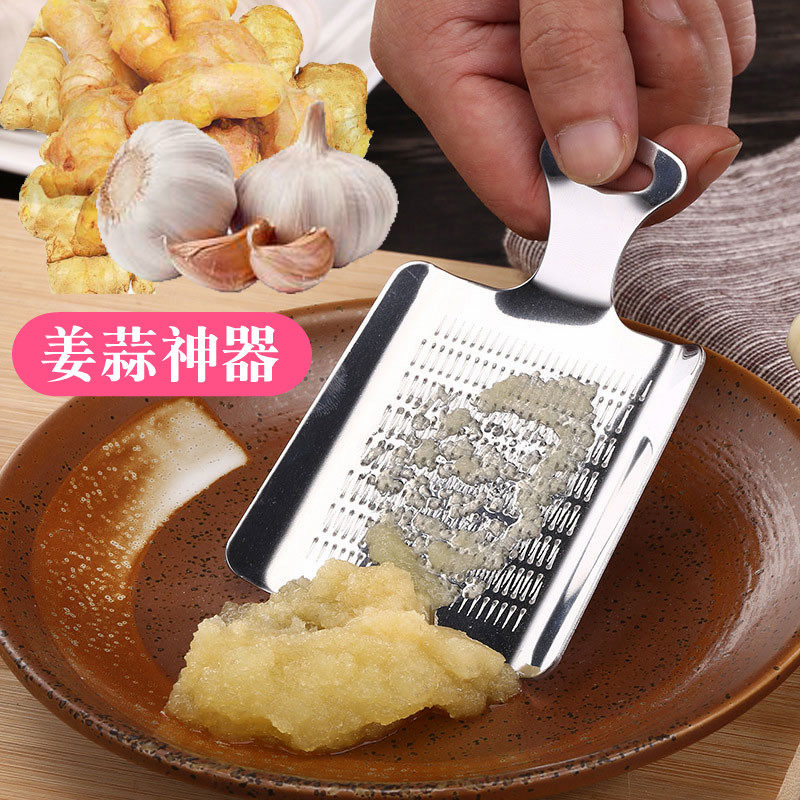 Mashed garlic puree Stainless Steel Ginger Garlic Grinders Domestic Manual Wringing Garlic Clay Machine Garlic Press Garlic Garlic Hibiscus