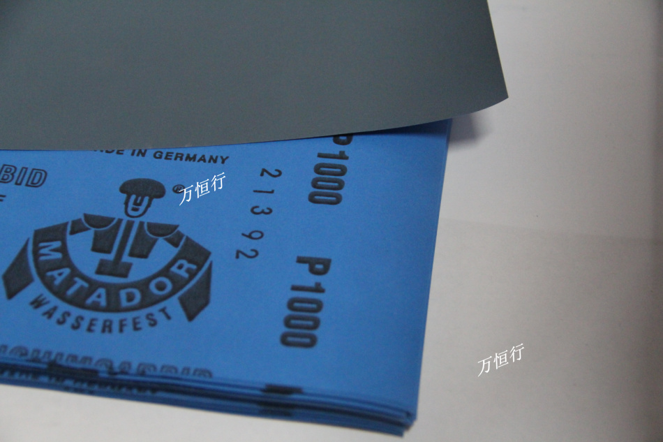 German Warriors Sandpaper Water Resistant Sandpaper Acrylic Shoushan Stone Polished With Sandpaper