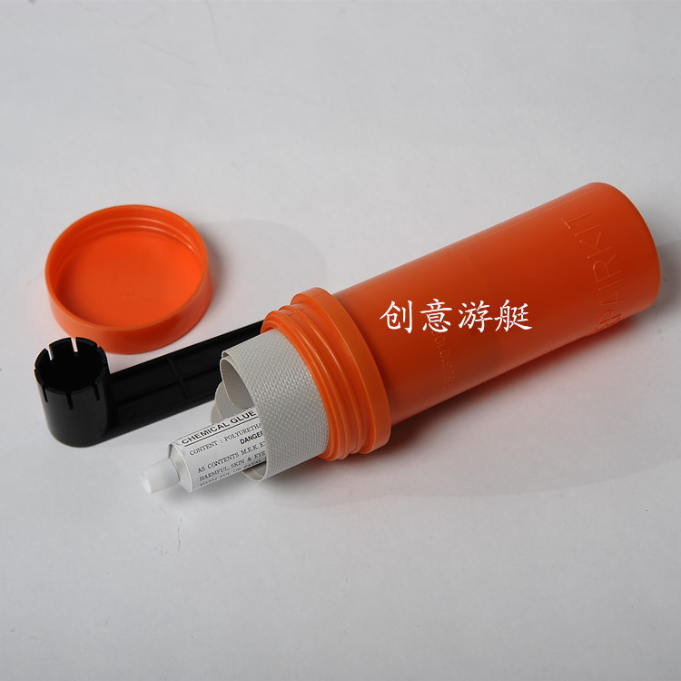 Assault boat fishing boat rubber boat inflatable repair South Korea imported 0 9mm repair cylinder sheet set glue