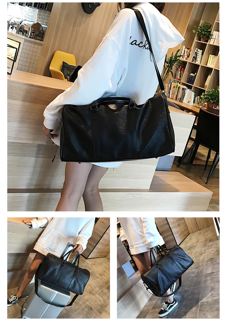 Shi Rui túi du lịch đường dài nữ xách tay phiên bản Hàn Quốc của túi du lịch hành lý nhỏ công suất lớn thể thao nhẹ túi thể dục nam túi đeo du lịch nữ
