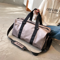 Travel short travel bag Female hand Large capacity Travel bag Luggage Bag Containing Light Sports Fitness Bag