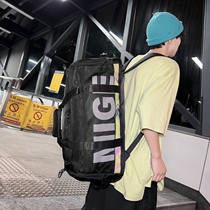 Bag double shoulder backpack male and female students for school travel bag Luggage Bag Light Large Capacity Hand Sports Fitness Bag