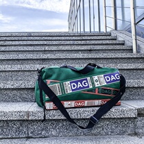 Tide Cards Skew Satchel Bags Travel Fitness Carry-on Women Man Single Shoulder Large Capacity Light Short Trip Luggage Bag