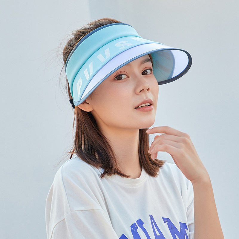 Sunscreen lady Korean version sunscreen hat Summer anti-UV bicycling outdoor large hat visor sunhat empty top hat