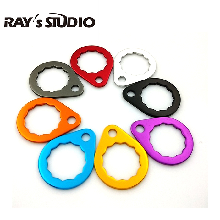 (modified accessories) center distance 9mm crank handle colorful shoe buckle (for S brand spider)