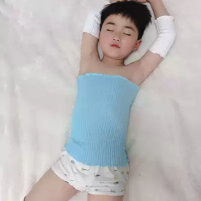 Middle and large children's children's belly cotton children's air-conditioned room belly protection baby belly protection summer thin warm loose