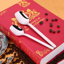 304 stainless steel spoon thick Spoon long handle soup spoon Korean rice spoon creative smiley face table spoon childrens tableware spoon