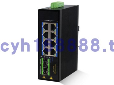 HOYE 2 light 8 power Gigabit 1000M 2 light port 8 power port industrial switch