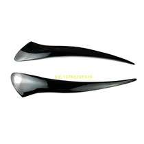 Suitable for BMW 5 Series GT GT528 GT535 GT550 f07 bright black resin eyebrow modified headlight sticker
