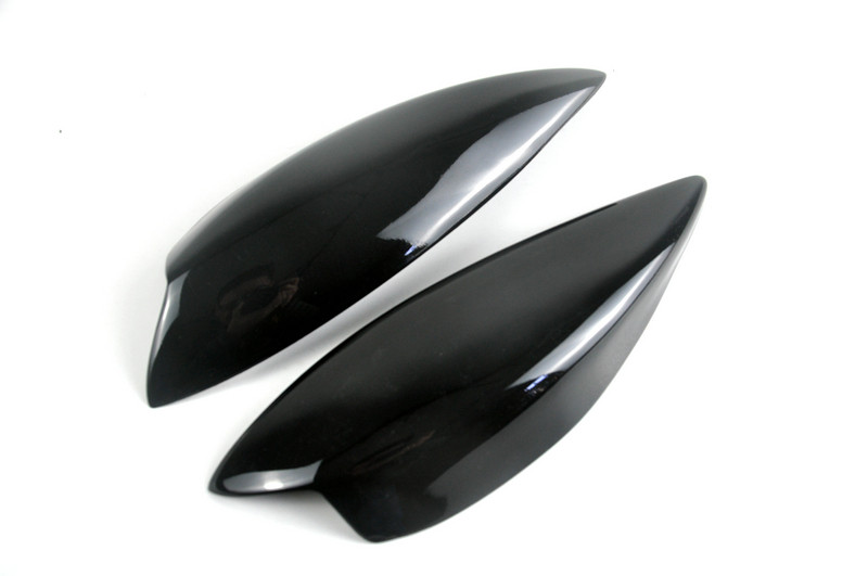 Suitable for 01-03 speed bully leopard WRX STi 7 generations retrofit bright black resin light brow eyebrow eyebrow patch