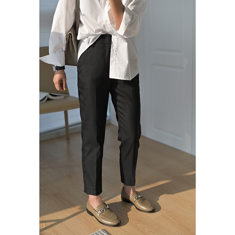 susanpicks bicolor-sense straight cylinder 90% smoke pipe Western clothing pants