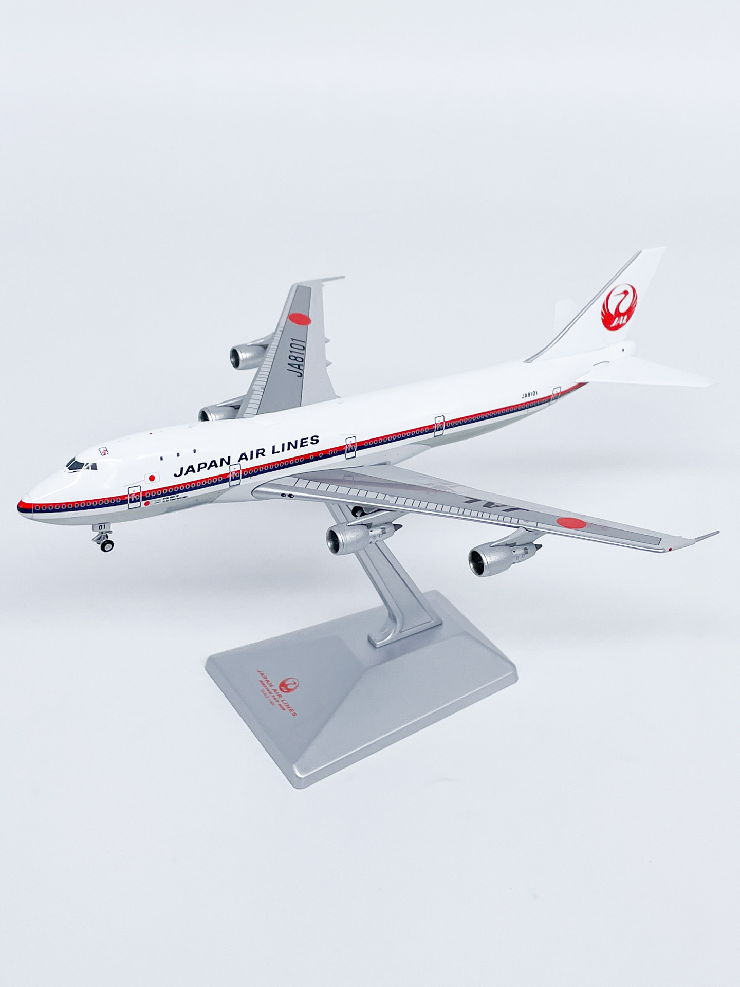 Jet Model 日本航空 JAL 1:400 B747-100 JA8102 JAL Japan Airlines Boeing B747-100 JA8102 BBX41659 BigBird 400