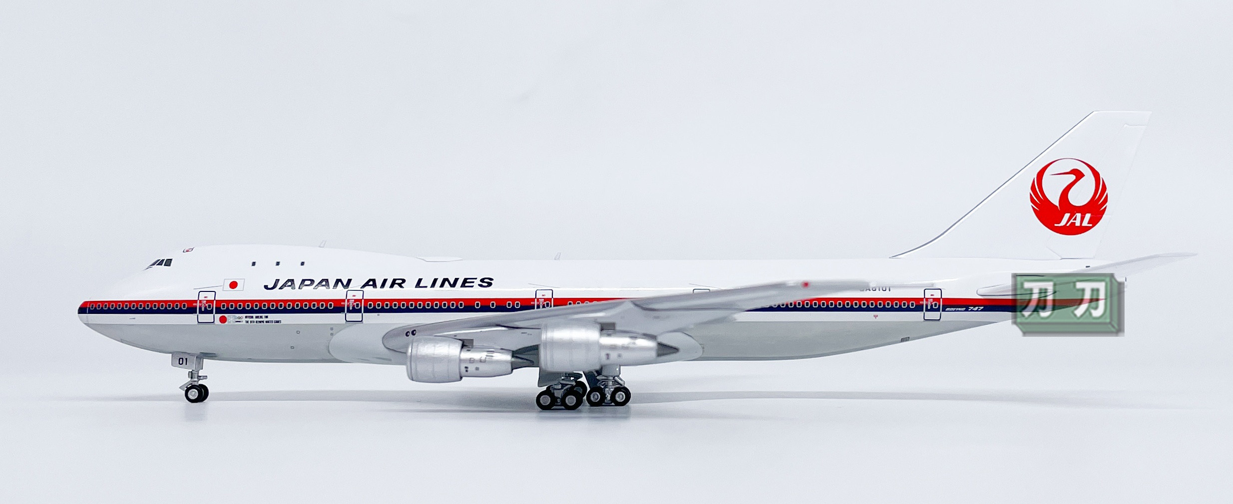 1:400 Japan Airlines Jal Boeing B747-100 Ja8101 Alloy Aircraft