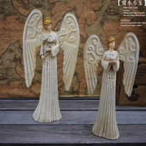 Sacred Light Angels Make Old Style Cracks Glazed Gift Décorations Fun New Products