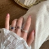 Giảm giá] Pearl Girl. Phù hợp với văn học nhẫn đá tự nhiên Nhật Bản tính khí trong Hàn Quốc dễ thương và đơn giản - Nhẫn
