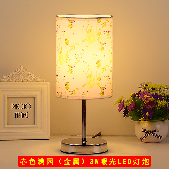table lamp bedroom bedside lamp creative romantic warm european style small table lamp nordic night light simple modern small night light
