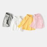 Детская футболка polo, детский весенний лонгслив для мальчиков, рубашка для раннего возраста, в западном стиле