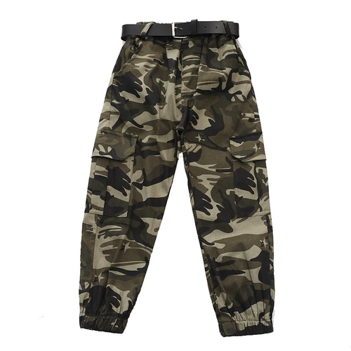 Камуфляжные штаны для мальчиков, тонкая детская летняя одежда для отдыха, в корейском стиле, подходит для подростков