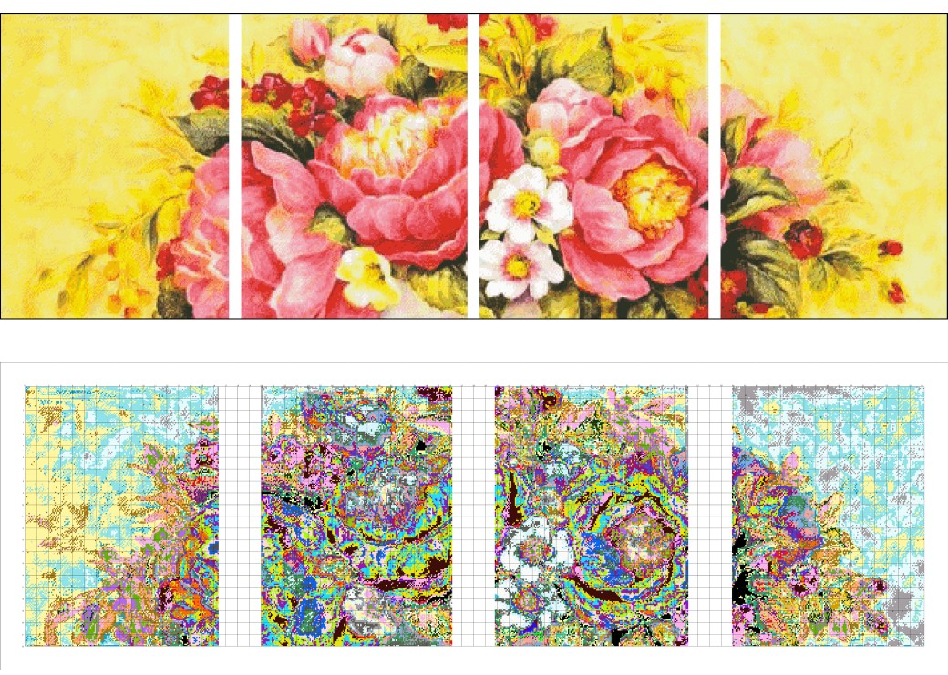 100% Accurate Printed Embroidered Cloth - Rich and Magnificent (Quadruple)