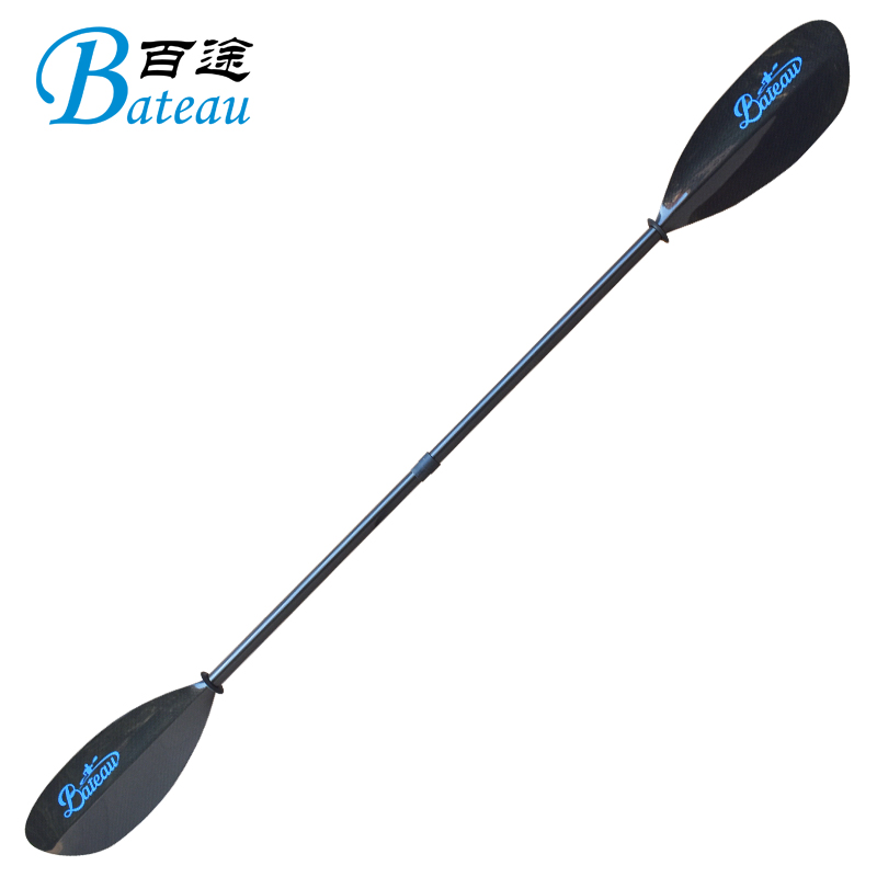 Canada 100 pasteau leather canoeing high-end carbon steel paddle professional static water rafting double leaf carbon fiber paddle
