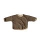 Western-style edging ~ soft waxy cotton ~ children's striped sweater 2022 spring new pullover baby long-sleeved top