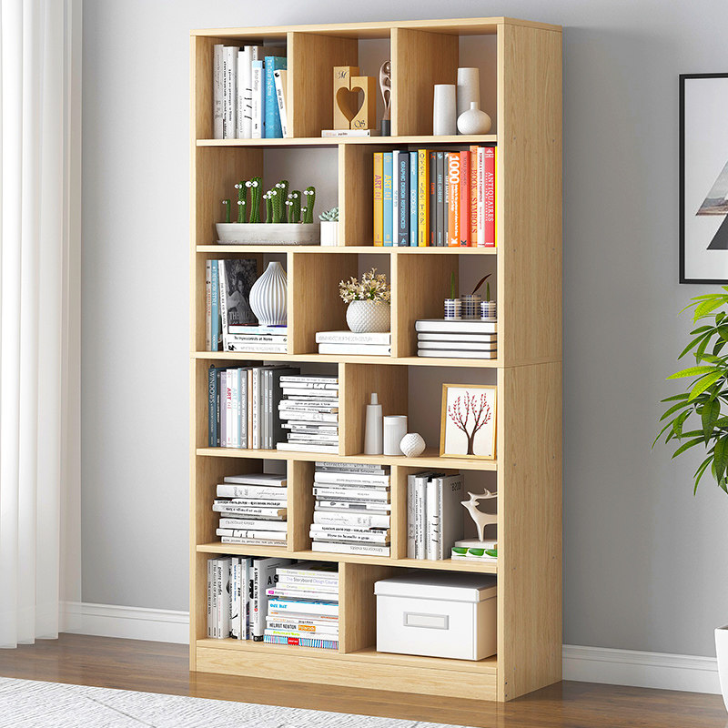 Bookshelf simple modern home bookcase large-capacity storage lockers multi-layer economic student shelf