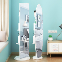 Mirror full body fitting mirror dressing mirror home multifunctional girl bedroom floor mirror girl dormitory stereo mirror
