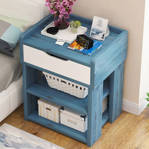 Bedside rack Nordic minimalist modern economy bedside small cabinet lockers small simple bedroom