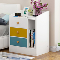 Bedside rack Nordic simple modern small cabinet locker simple small bedroom bedside storage cabinet