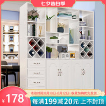 Wine cabinet Entry door entrance cabinet wall living room screen Simple modern foyer cabinet Small apartment European shoe cabinet partition cabinet