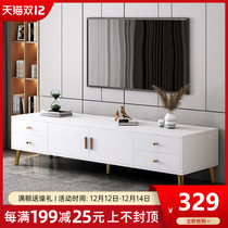 TV cabinet light luxury modern simple small house side cabinet living room integrated wall cabinet Nordic living room TV cabinet