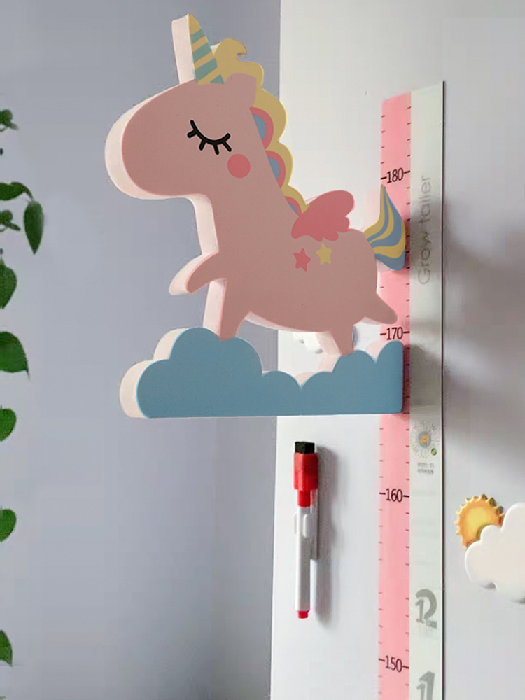 Height ruler wall sticker Magnetic suction 3D Stereoscopic tailor-made high sticker Children's room decoration Baby cartoon measuring instrument record