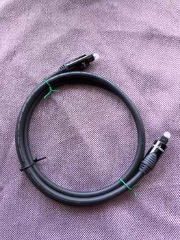 Original Danish Brand Audiophile 1m Fiber Optic Cable