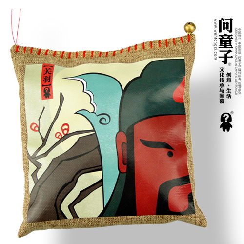 问童子经典人物钟馗包拯关羽李逵除异味净化汽车用大号竹炭包500G