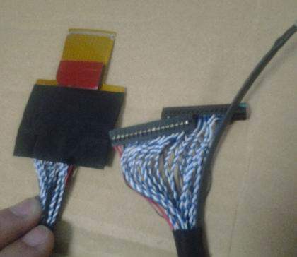 Samsung LTF550HJ04 liquid crystal screen line connecting line cable routing line LVDS accessories 81P