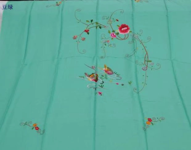 thêu tay quýt vịt Trung Quốc chăn cưới chăn giường lụa charmeuse truyền thống - Quilt Covers
