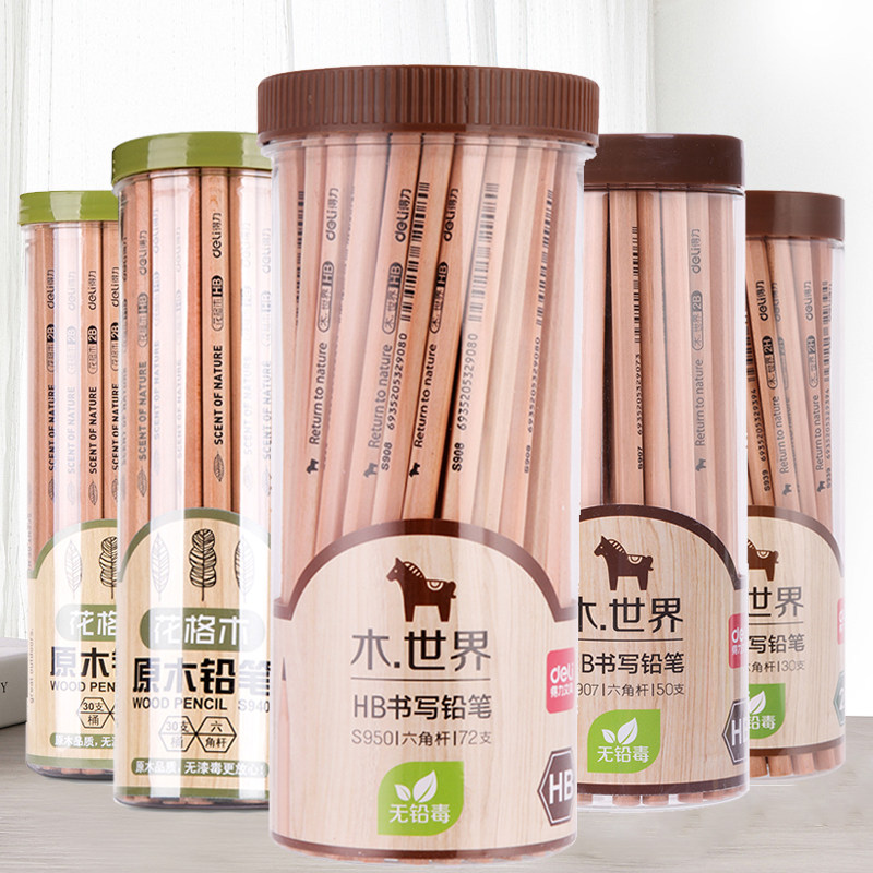 Drawing special pencil children's signature pen thousand pen powerful pencil pupils kindergarten wood world log pencil