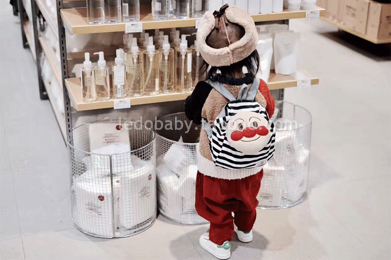 Ledou tùy chỉnh bánh mì Nhật Bản Superman cha mẹ và con gói vai công suất lớn xác ướp túi cotton xác ướp túi túi đựng đồ cho mẹ