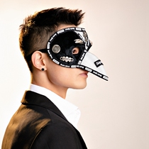 Swallowtail Butterfly Home half face mens custom mask bird mouth doctor punk mask