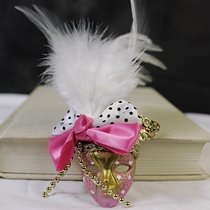 Boutique handmade with mask chest-pin feather small mask brooch