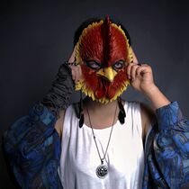 Dovetailed Butterfly Animal Rooster Duozodiac Street Dance Men And Women Writing Real Masks Can Be Painted Live Performance Stage