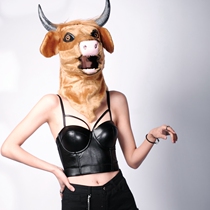 Dovetailed Butterfly Full Face Cows bull Animals Annual Meeting Mask Sexy Halloween Makeup Balls Adult Shake-Up Spice