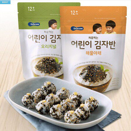 South Korea Bebecook Children Mix Rice Sesame Sea Tundra Baby No Add Ready-to-eat Purple Vegetable Snacks Baby Sea Tundra