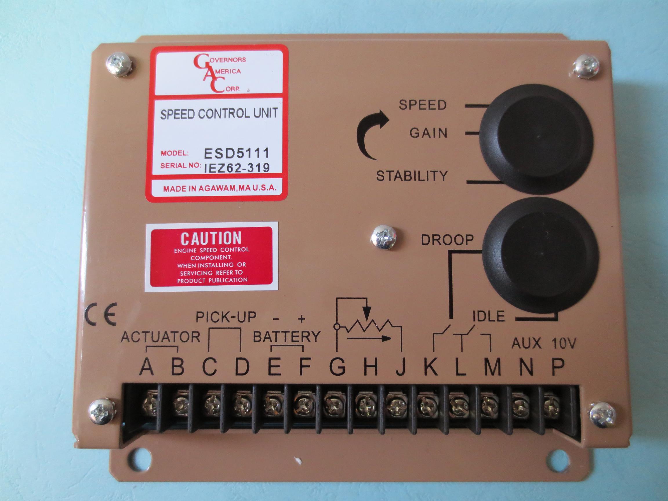 Diesel generator set speed controller speed control board ESD5111 speed control panel GAC