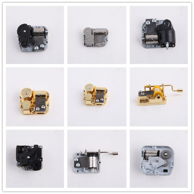 Yun Sheng hand paper tape movement 18 hand cracker movement Music Box Music Box Music Bell DIY toy accessories