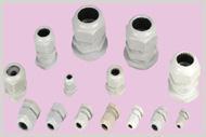 Manufacturers direct sales of nylon cable joint waterproof joint cable spiral fixed head black and white PG 25 100