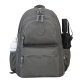 Large-capacity outdoor waterproof canvas backpack, men's lightweight computer backpack, women's multi-pocket college student bag