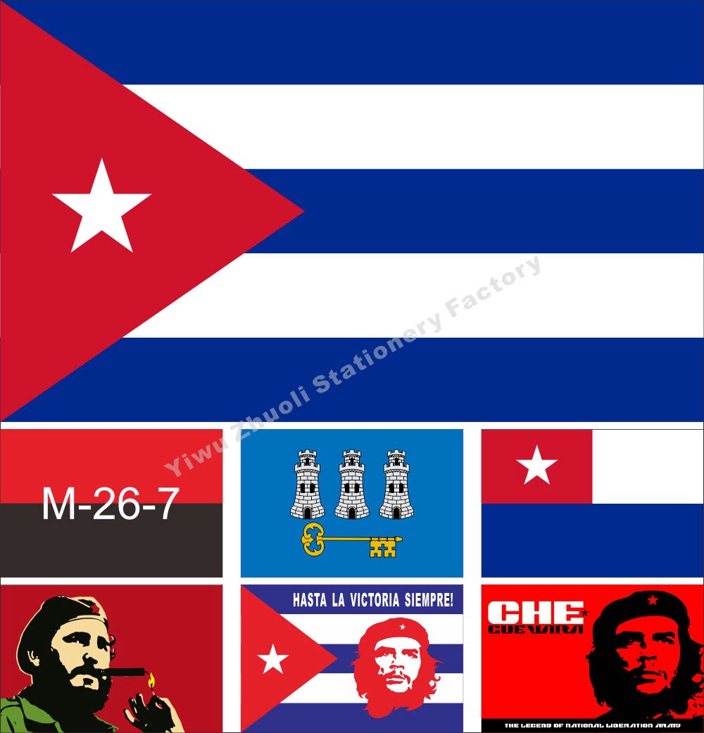 0 Cuban Flag Party Flag Flag Historical Flag Various sizes can be set to be ordered