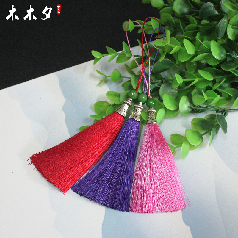 Fan Ears Fan Pendant Fan Folding Fan Accessories Pendant Handmade Flow Su Fan Pendant China Wind Ethnic Wind Craft Fan Scion